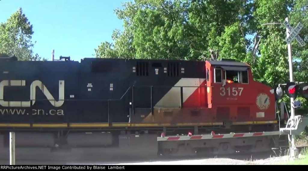 EVWR coal train with CN power